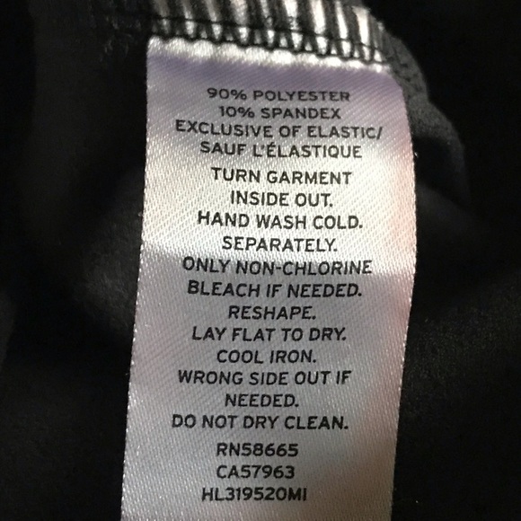 TROUVE , size S , leather like fabric  , woman’s pants , long leg , black color - Picture 15 of 16